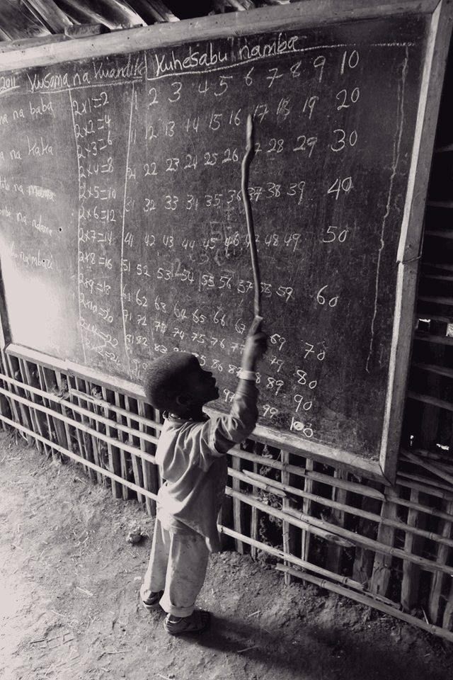 La concentrazione di chi impara.