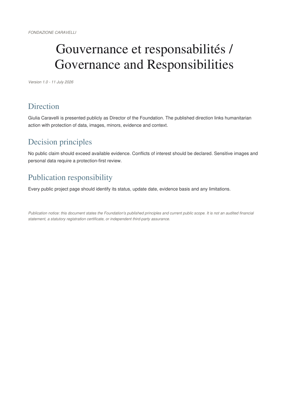 Anteprima del documento Governance e responsabilità